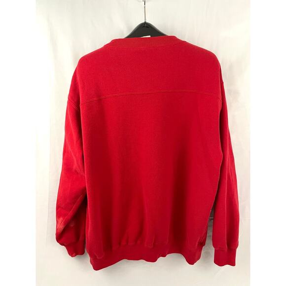 VTG Detroit Red Wings Embroidered NHL Sweatshirt  LARGE 1990's Lee Sport READ - Picture 10 of 16